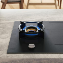 Table mixte 90cm 1 gaz + 4 induction Noir mat - ASKO Réf. HIG89524MGB1