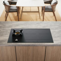Table mixte 90cm 1 gaz + 4 induction Noir mat - ASKO Réf. HIG89524MGF1