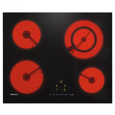 Table vitroc�ramique 60cm 4 foyers Noir - MIELE R�f. 10889580