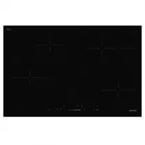 Table vitroc&eacute;ramique 80cm 4 zones Noir - SMEG Elite R&eacute;f. SE484EMTD