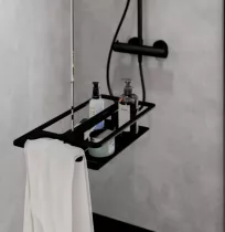 TABLETTE 40x22xh7 Noir Mat - Atelier du Bain R&eacute;f. TAB40X22LN