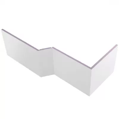 Tablier acrylique frontal et lat�ral bain-douche NEO Blanc mat - JACOB DELAFON R�f. E6D181-WPM