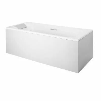 Tablier alu frontal + lat�ral Flight 180 x 85 cm Blanc - JACOB DELAFON R�f. E6D162-00