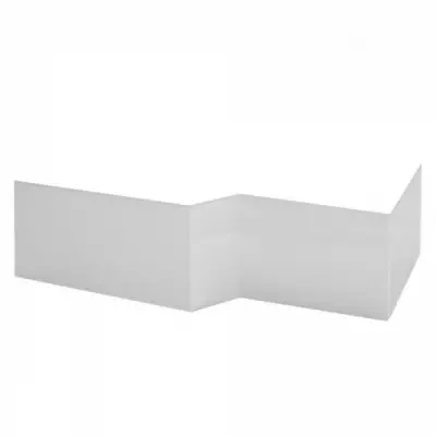 Tablier frontal et lat�ral Alu laqu� blanc - JACOB DELAFON R�f. E6D135-00