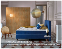 Tête de lit CAPITONNÉ COSMIQUE - 140 cm - Finition au choix - EPEDA DÉDICACE