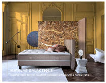 Tête de lit CAPITONNÉ COSMIQUE - 160 cm - Finition au choix - EPEDA DÉDICACE