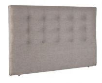 Tête de lit PRESTIGE - 160 cm - Finition tissu chiné Naturel - EPEDA Réf. JH1496316012000