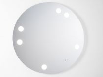 TIFFANY - Miroir LED Ø110 Rond - DECOTEC Réf. 1746221
