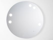 TIFFANY - Miroir LED Ø90 Rond - DECOTEC Réf. 1746211