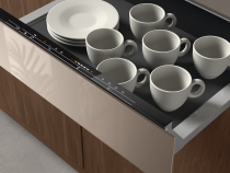 Tiroir 14cm chauffant / cuisson basse température Pearlbeige - MIELE Réf. ESW 7010 PeBe