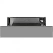 Tiroir chauffant Push-pull MUSA Gris m&eacute;tal - SMEG Elite R&eacute;f. CPR215S