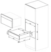 Tiroir chauffant Push-pull MUSA Noir mat - SMEG Elite R&eacute;f. CPR215B