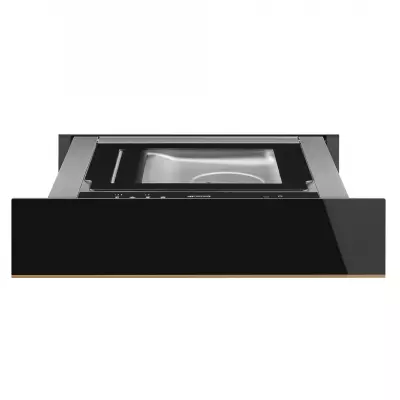 Tiroir mise sous vide Push Pull Dolce Stil Novo Noir - SMEG R�f. CPV615NR