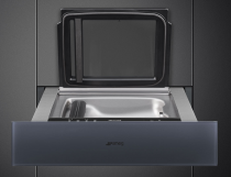 Tiroir mise sous vide Push Pull Linéa Gris Neptune - SMEG Elite Réf. CPV115G