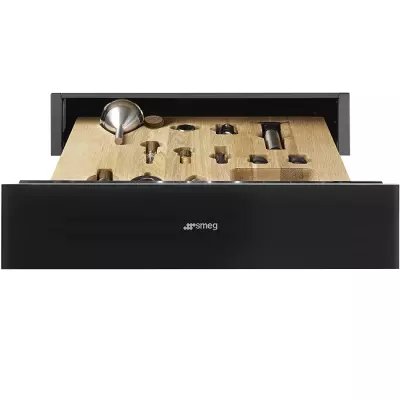 Tiroir sommelier Lin�a Noir intense - SMEG Elite R�f. CPS115B3