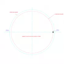 Vasque à encastrer Carillon Ø44cm Blanc - Jacob Delafon Réf. E96118-0