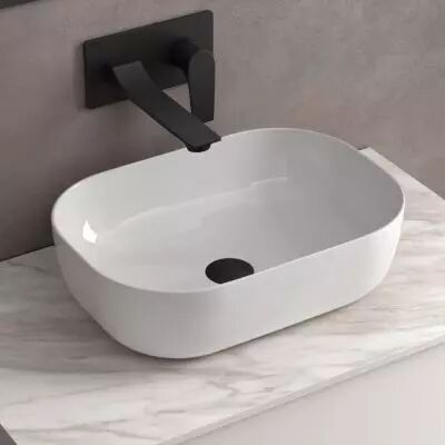 Vasque � poser CARLA 45,5cm c�ramique Blanc - SALGAR R�f. 103343