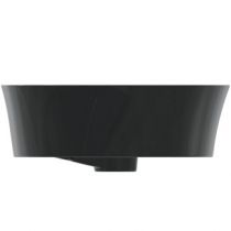 Vasque à poser Ipalyss 60x38cm avec trop-plein Noir brillant - Ideal Standard Réf. E1397V2