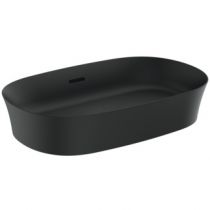Vasque à poser Ipalyss 60x38cm avec trop-plein Noir mat - Ideal Standard Réf. E1397V3