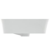 Vasque à poser Ipalyss 65x40cm avec trop plein Blanc mat - Ideal Standard Réf. E1887V1