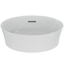 Vasque à poser Ipalyss Ø40cm avec trop plein Blanc brillant - Ideal Standard Réf. E141301