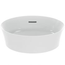 Vasque à poser Ipalyss Ø40cm avec trop plein Blanc mat - Ideal Standard Réf. E1413V1
