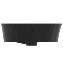 Vasque à poser Ipalyss Ø40cm avec trop plein Noir brillant - Ideal Standard Réf. E1413V2