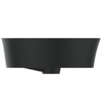Vasque à poser Ipalyss Ø40cm avec trop plein Noir mat - Ideal Standard Réf. E1413V3