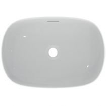 Vasque à poser Linda-X 55x38cm avec trop plein Blanc mat - Ideal Standard Réf. T4401V1