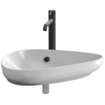 Vasque &agrave; poser Nouvelle Vague 56x40cm c&eacute;ramique SublimTech Laque satin&eacute;e (8 finitions au choix) - Jacob Delafon R&eacute;f. EVI302-xxx