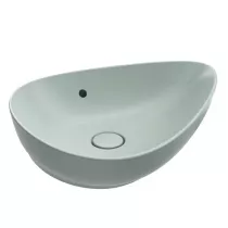 Vasque &agrave; poser Nouvelle Vague 56x40cm c&eacute;ramique SublimTech Laque satin&eacute;e (8 finitions au choix) - Jacob Delafon R&eacute;f. EVI302-xxx