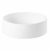 Vasque à poser Round 45cm Blanc mat - SANINDUSA Réf. 108990604
