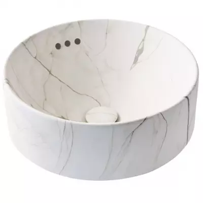 Vasque � poser Vox �42 c�ramique Marbre Sculptural - JACOB DELAFON R�f. E14800-HYC