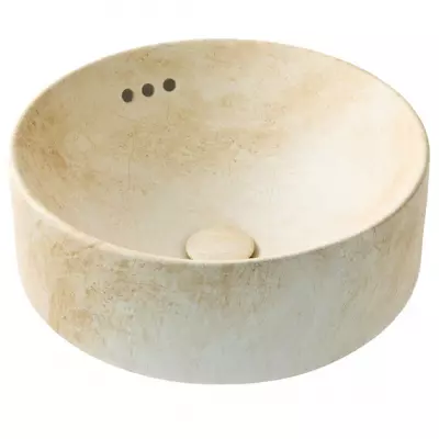 Vasque � poser Vox �42 c�ramique Travertin sable - JACOB DELAFON R�f. E14800-HYE