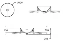 Vasque &agrave; poser Vox &Oslash;42cm c&eacute;ramique SublimTech Laque satin&eacute;e (8 finitions au choix) - Jacob Delafon R&eacute;f. E14800-xxx