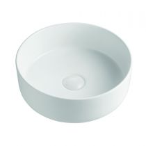 Vasque céramique Kobi Ø36 Blanc mat sans trop plein - DECOTEC Réf. 120881100001
