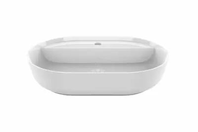 Vasque c�ramique OBLONG 60 - c�ramique blanc brillant - DECOTEC R�f. 1790291