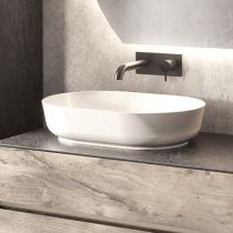 Vasque céramique Oblong 61x41cm Blanc - DECOTEC Réf. 179042100001