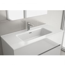 Vasque CONSTANZA 101 x 46 cm porcelaine blanche - SALGAR Réf. 26779