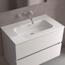 Vasque CONSTANZA 101x46cm non percée Porcelaine blanche - SALGAR Réf. 114559