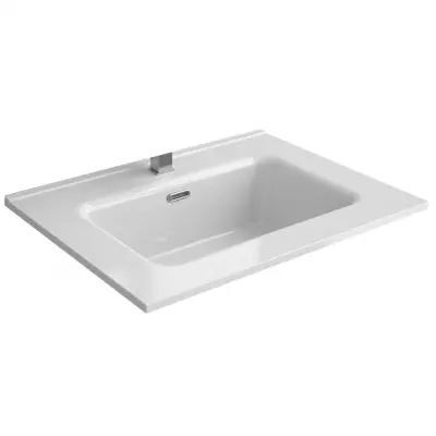 Vasque CONSTANZA 81x46cm perc�e 1 trou Porcelaine blanche - SALGAR R�f. 26781