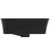 Vasque Ipalyss 55x38cm avec trop plein Noir brillant - Ideal Standard Réf. E2078V2