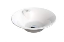 Vasque monobloc Lotus Ø46 en céramyl blanc - DECOTEC Réf. 1816331