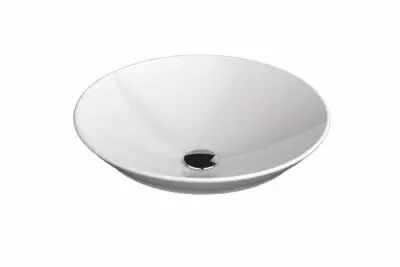 Vasque monobloc Tulipe D.46 x H.12,5 cm en c�ramyl sans trou de robinet - DECOTEC R�f. 1816322