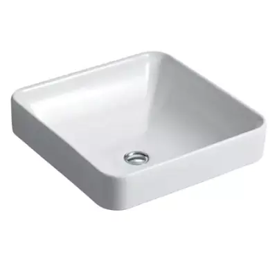 Vasque semi-encastr�e Vox 41x41cm Blanc - Jacob Delafon R�f. E2661-0