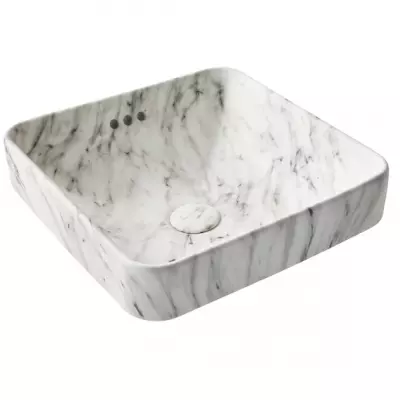 Vasque semi-encastr�e Vox 41x41cm Marbre Envoutant - JACOB DELAFON R�f. E2661-HYH