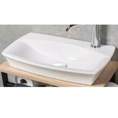 Vasque seule � poser ESQUISSE en c�ramique - DECOTEC R�f. 120730100001