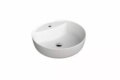 Vasque Solid surface KARMA diam. 50 x H15 cm - Avec trou de robinet - Sans trop plein int�gr� - DECOTEC R�f. 1208241