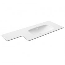 Vasque sur mesure solid surface Deux profondeurs différentes sans siphon ni bonde de vidage clic-clac vasque 56 cm 1801 - 2000 x