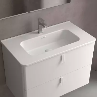 Vasque UNIIQ 81x46cm Blanc mat - SALGAR R�f. 113428